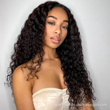 150% 180% Density HD Full Lace Human Hair Wigs For Black Women,Wholesale 13x6 Brazilian Virgin Hair Transparent Lace Front Wig